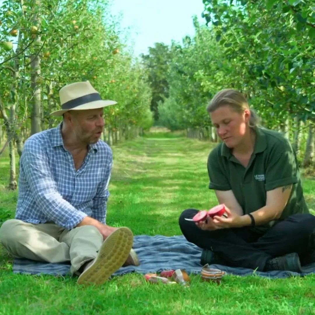Our orchard and veg garden featured on Gardeners World!